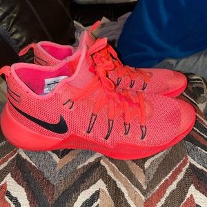 Mens orange/red color hypershift Nike shoes size 9